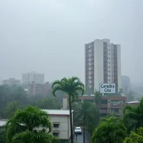 chuva forte e ventania