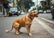 cadela abandonada em Goiânia