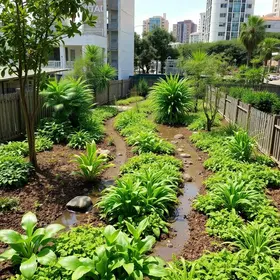 jardim de chuva